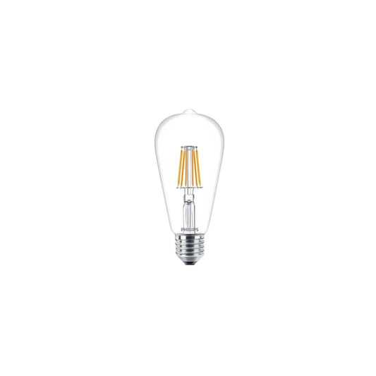 AMPOLLETA LED PHILIPS E27 6W FILAMENTO VIDRIO PERA