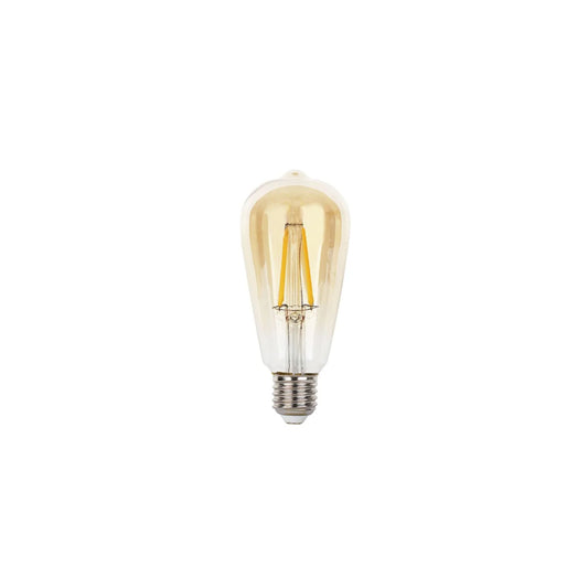 AMPOLLETA LED PHILIPS E27 6W FILAMENTO VIDRIO PERA GOLD