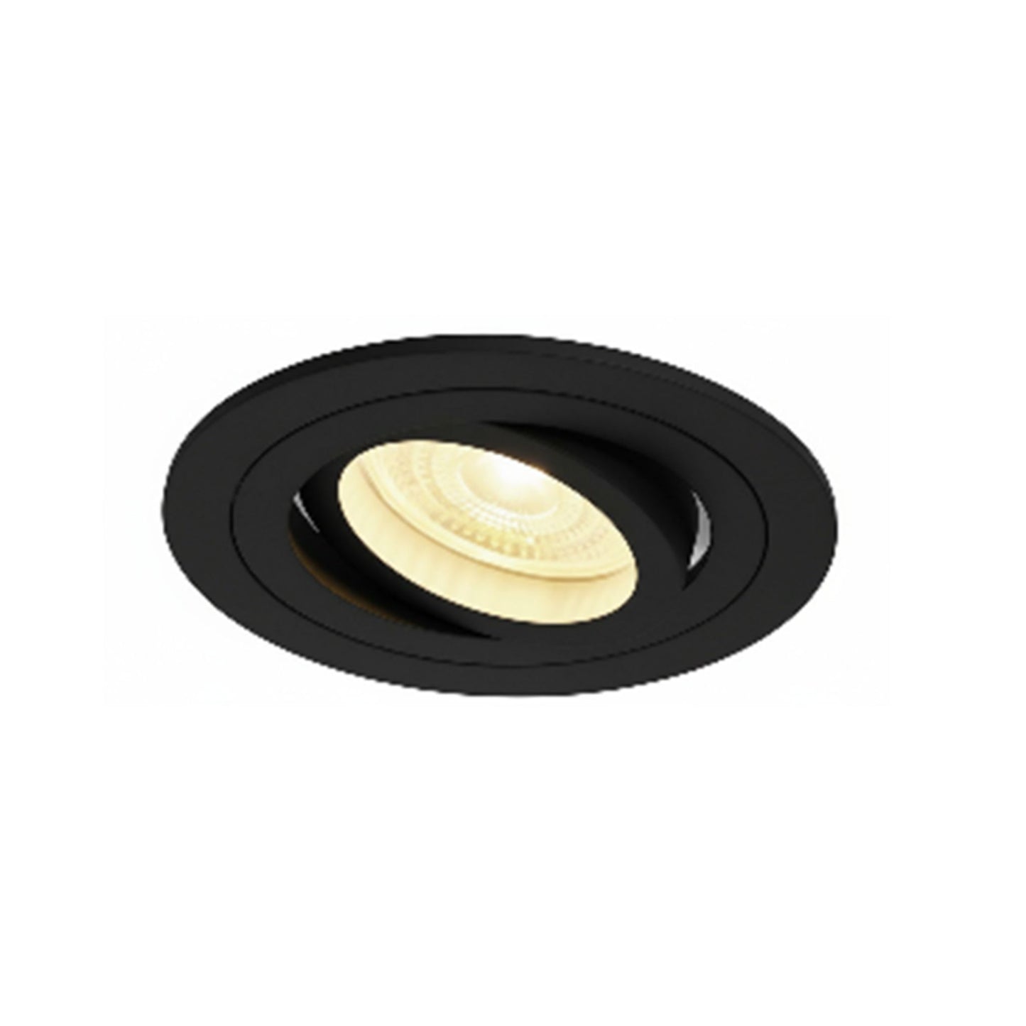 FOCO PORTA DICROICO "SPLIT VOLCANITA" GU10 DIRIGIBLE FRONTAL 25°GIRO