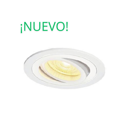 FOCO PORTA DICROICO "SPLIT LOSA" GU10 DIRGIBLE FRONT 25°GIRO