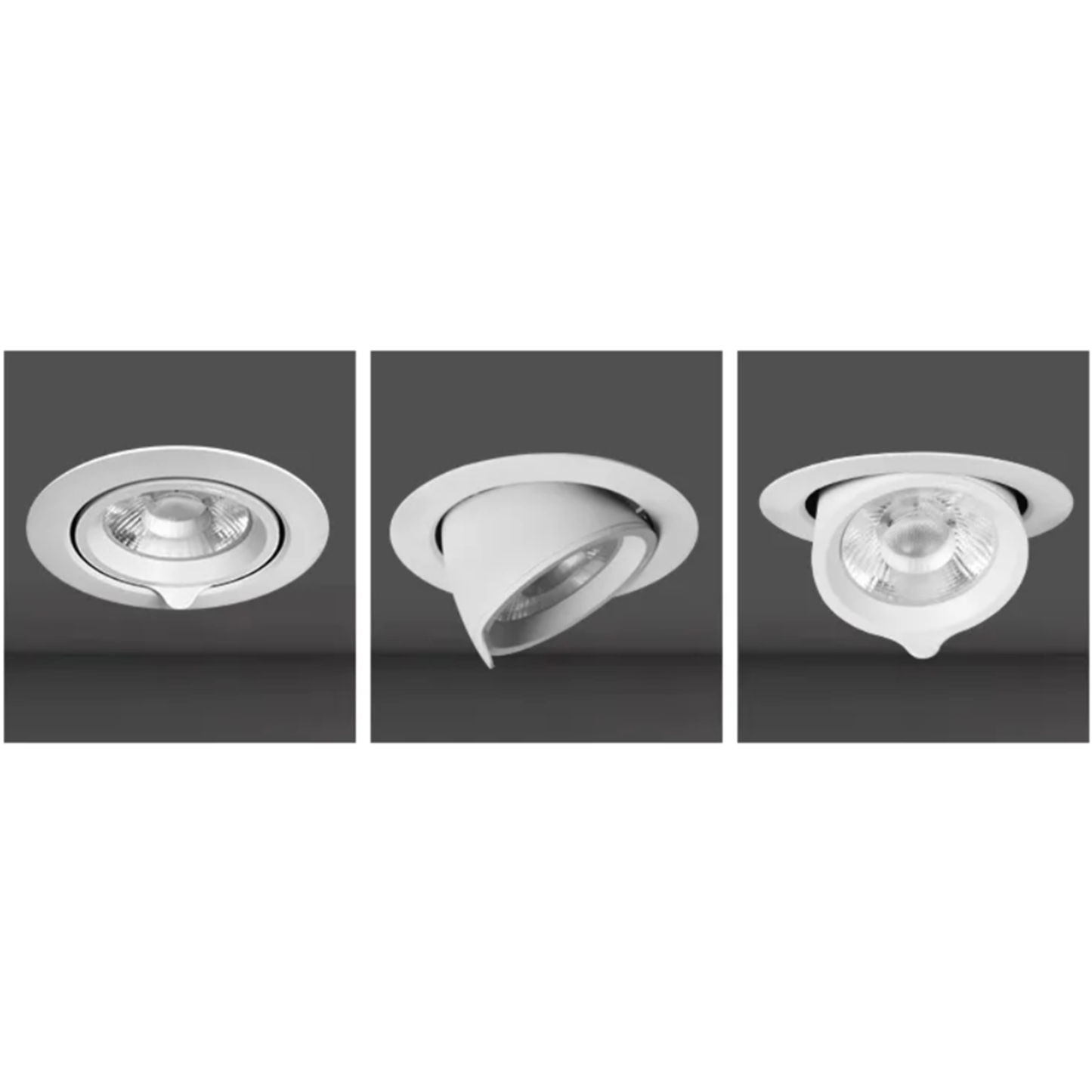 FOCO EMPOTRADO A CIELO TIPO "CODO" LED 30W CRI90
