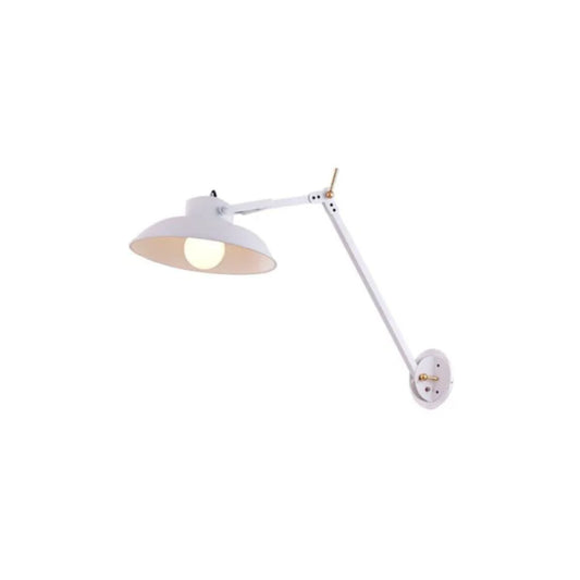 APLIQUÉ A MURO INTERIOR E27 BRAZO VINTAGE PLANA