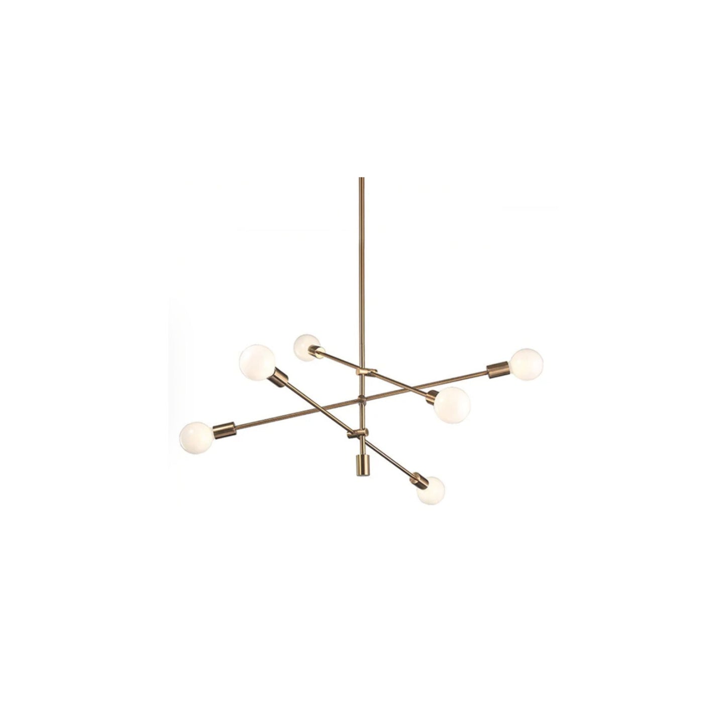 LÁMPARA COLGANTE SEIS BASES E27