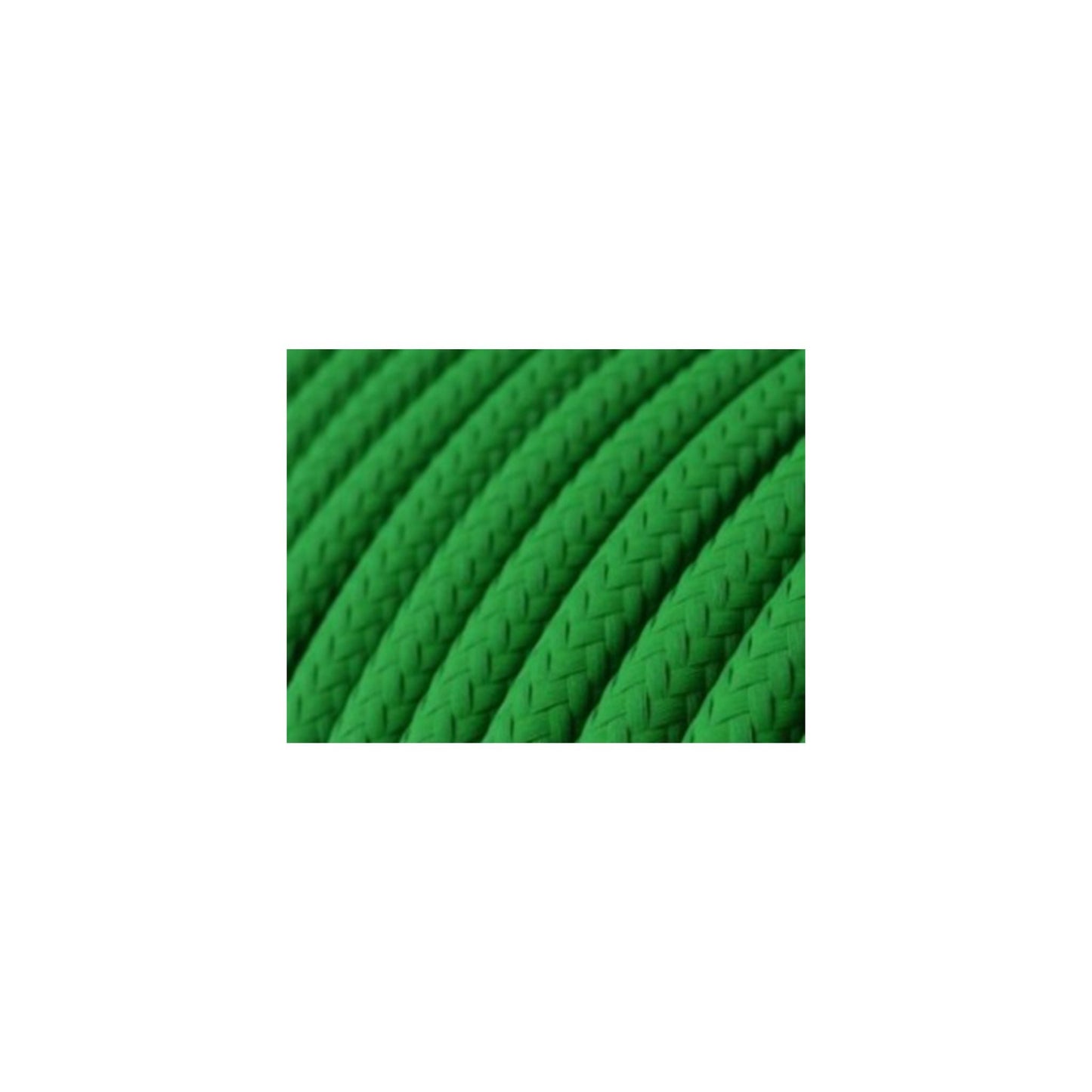 CABLE TEXTIL COLOR VERDE BIPOLAR